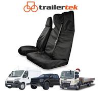 Maypole Universal Grey Nylon Waterproof Van Seat Covers One Size Grey
