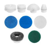 Maypott 9-in-1 Electric Spin Scrubber Replaceable Brush Heads Set, Universal for Vast Majority Brands, Spin Brush Heads for Shower, Kitchen or Floor Cleaning Tools(Electric Scrubber Is Not Included)