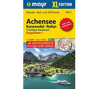 Mayr Wanderkarte Achensee, Karwendel, Rofan XL (2-Karten-Set) 1:25.000: Wander-, Rad- und Mountainbikekarte, extra grossdruck, reiß- und wetterfest