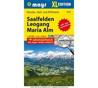 Mayr Wanderkarte Saalfelden - Leogang - Maria Alm XL 1:25.000: Wander-, Rad- und Mountainbikekarte, extra grossdruck, reiß- und wetterfest