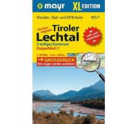 Mayr Wanderkarte Tiroler Lechtal XL (2-Karten-Set) 1:25.000: Wander-, Rad- und Mountainbikekarte, extra grossdruck, reiß- und wetterfest