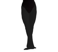 Mayra Hosiery | Womens 1 Pair Silky Dance 60 Denier Intermediate Footed Ballet Dance Tights | S, M, L, & XL | (UK, Alpha, XL, Regular, Regular, Black)