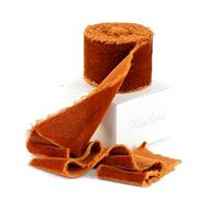 MAYREEL 2 Inch Copper Velvet Ribbon Hand Torn Auburn Silk Frayed Edge for Bridal Bouquets Invitations Wedding Vow Books Gift Baskets Hair Bows 3 Yards