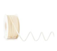 MAYREEL Ivory Velvet Ribbon 1/8" Thin Cream Ribbon for Wedding Invitations, Crafts, Gift Wrapping, and Party Favours - 50 Yards Long
