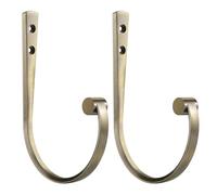 Mayrhyme Curtain Holdbacks 2Pcs,Antique Bronze Barrel Zinc Alloy Curtain Tiebacks,Wall Mounted Curtain Holders for Drapes.