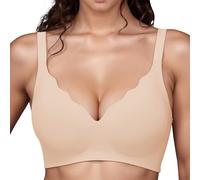 MAYROUND Wireless Seamless Bras for Women Non Wired Push Up Bralette Support No Underwire Bra for Women Ladies Everyday Wear UK