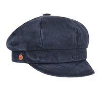 Mayser Alexa Newsboy Cap Plain Colored UV Protection Made in EU Women Spring Summer Navy