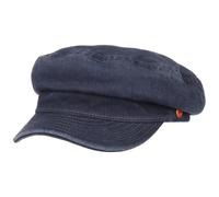 Mayser Altona Sunprotect Fisherman Cap Plain Colored Wide Fit UV Protection 80 Made in EU Unisex Spring Summer Navy