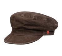 Mayser Altona Sunprotect Fisherman Cap Plain Colored Wide Fit UV Protection 80 Made in EU Unisex Spring Summer Brown