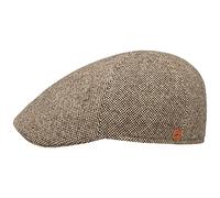 Mayser Classic Tweed Flat Cap Men - Made in The EU Wool Ivy hat Winter Autumn-Winter - 58 cm Beige