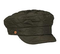 Mayser Debby Fisherman´s Cap Women - Made in The EU Baker boy hat with Peak, Lining Winter Autumn-Winter - One Size Olive