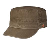 Mayser Sun Protect Castro Army Cap Men - Made in The EU Summer with Peak Winter Autumn Spring All-Season - 60 cm Khaki