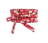 MAYSONG Women's Japanese Kimono Robe Obi Belt Waistband, Style 16, One Size