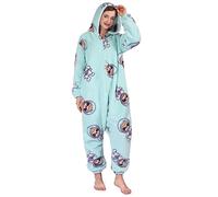 MAYSTEPPE Womens Fleece Onesie Pajamas,Warm Fluffy Plush Pajamas Animal One Piece Hooded Flannel Sleepwear