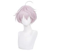 maysuwell Anime Cosplay Wigs Pink Purple Short Adult Hair Wig