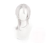 maysuwell Anime wig Cosplay Wigs for Men Women Grey short hair for Halloween,carnival,Costume Party with Wig Cap