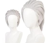maysuwell Anime wig Cosplay Wigs for Men Women Short gray hair for Halloween,carnival,Costume Party with Wig Cap