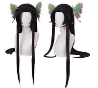 maysuwell Anime wig Cosplay Wigs for Women Long black hair for Halloween,carnival,Costume Party with Wig Cap