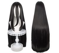 maysuwell Cosplay Wig Black Long Costume Adult Hair for Men