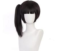maysuwell Cosplay Wigs Anime wig for Women Black medium long hair for Halloween,carnival,Costume Party with Wig Cap