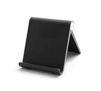 Mayten Adjustable Cell Phone Stand Universal Foldable Mobile Phone Dock，Compatible for iPhone Phone 11 Pro Xs Xs Max Xr X 8, iPad Mini, Tablets (7-10")-Black