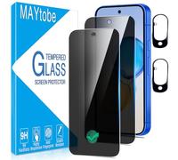 MAYtobe 2 + 2 Pack Privacy Screen Protector for Google Pixel 10 + Camera Lens Protector, Anti Spy Tempered Glass, Case Friendly, Anti-Scratch, Ultra Resistant, No Bubbles