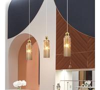 Maytoni Antic pendant light cognac glass lampshade