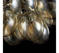 Maytoni Balbo ceiling light glass nickel/amber