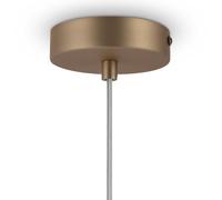 Maytoni Basic form pendant light, white/gold, 1-bulb.