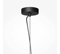 Maytoni BASIC TEXTURE pendant light, black, Ø 12 cm, marble, GU10