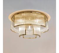 Maytoni ceiling light Frame, 9 x E14, Ø 65 cm, gold/clear