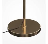 Maytoni Dallas floor lamp, gold/white, height 150 cm, 6-bulb, dimmable