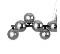 Maytoni Dallas pendant light 25-light, long, black