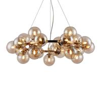 Maytoni Dallas round pendant lamp, gold