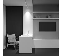 Maytoni Focus downlight, white, Ø 5.2 cm, aluminium, GU10