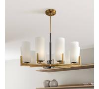 Maytoni Fortano chandelier, 10-bulb, glass, E27
