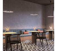 Maytoni LED pendant light El, Ø 50 cm, white, aluminium