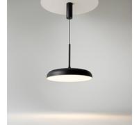 Maytoni LED pendant light Gerhard, Ø 40 cm, black, metal