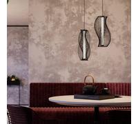 Maytoni LED pendant light Shadows of the past, black