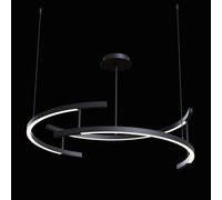 Maytoni Line LED hanging light, round, 4,000 K