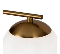 Maytoni Marble wall light with glass shade