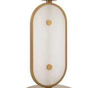 Maytoni Marmo table lamp, gold colour/natural stone
