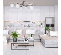 Maytoni Modern - Nostalgia Modern Nostalgia 6 Light Matt Gold Ceiling Lamp Glass Globe Shade