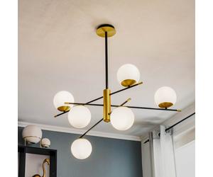 Maytoni Nostalgia hanging light, 6-bulb