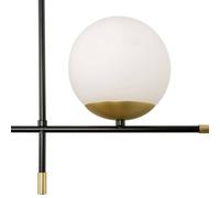 Maytoni Modern - Nostalgia Modern Nostalgia 2 Light Matt Gold Pendant Ceiling Light Glass Shades