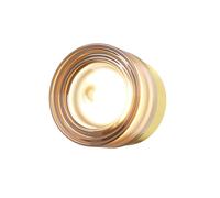 Maytoni OLO LED wall light, smooth brass/amber, Ø 13 cm, CCT