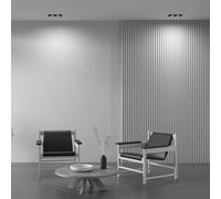 Maytoni recessed light Metal, black, 25 x 13 cm, 2-bulb