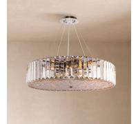 Maytoni Recinto pendant light, Ø 53 cm, glass, 8 x E27
