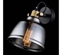 Maytoni Smoked glass lampshade - Irving wall light
