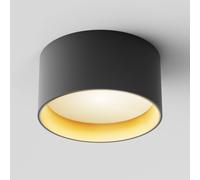 Luminosa Lighting Luminosa Vega Surface Mounted Downlight Black And Matte Gold 3000K 1030Lm